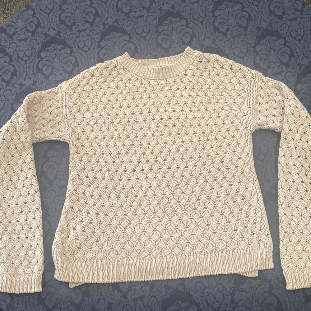 Loose Knit cropped sweater